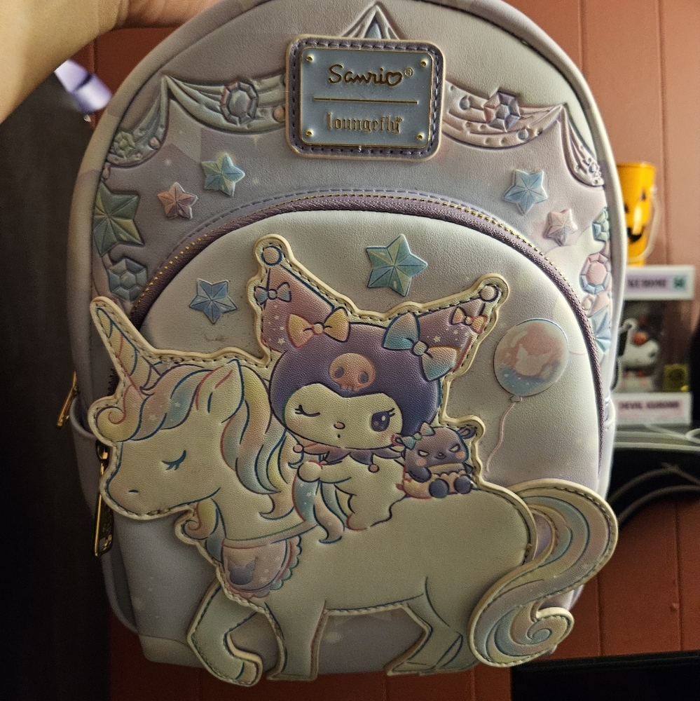 Kuromi unicorn loungefly